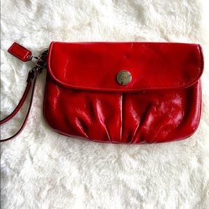 Authentic Coach Patent Leather Clutch